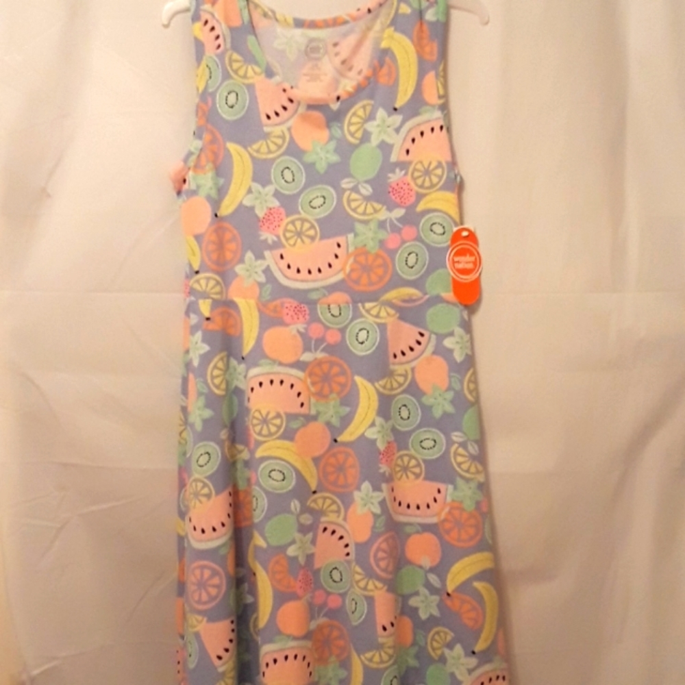Girls: Wonder Nation Fruit Dress with Fan
